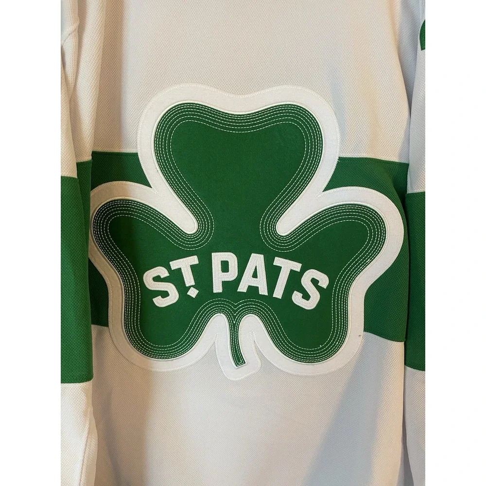Men's 56 Toronto Maple Leafs St. Pats Matthew Knies #23 Adidas Primegreen Jersey - Picture 2 of 9